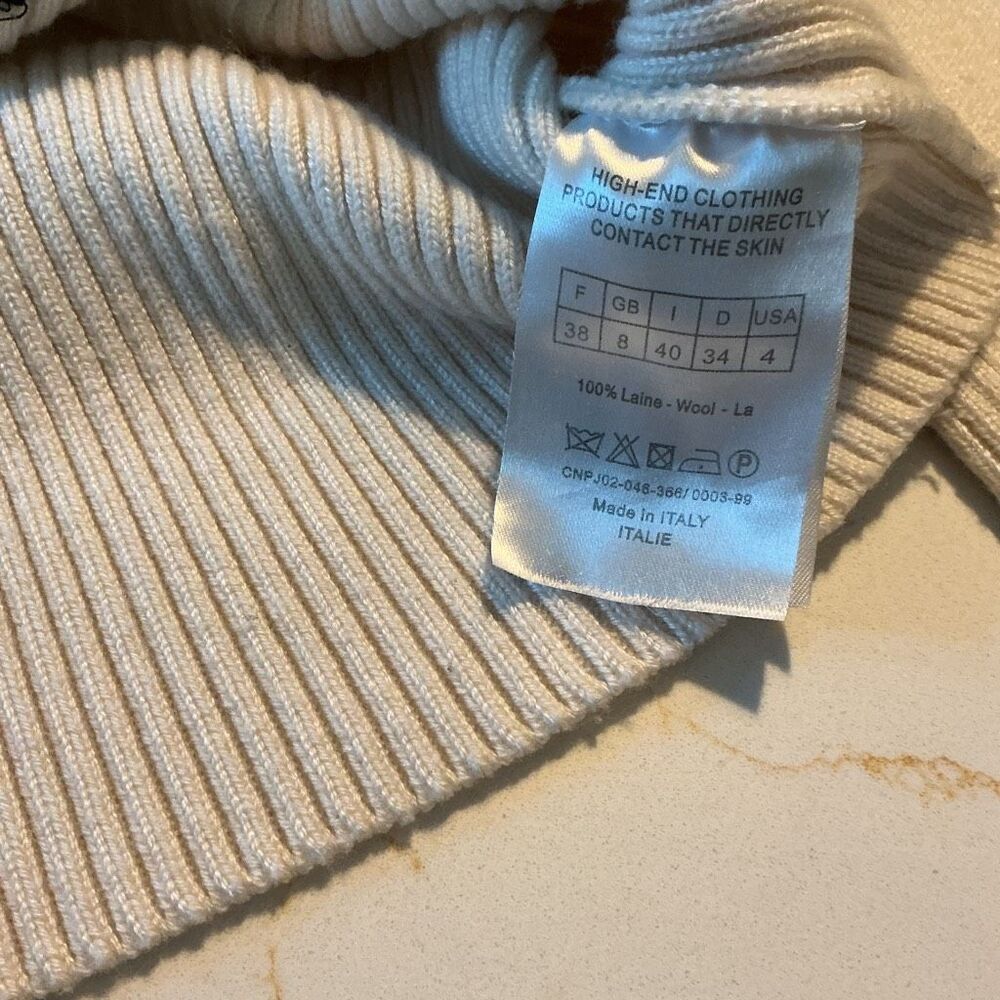 BeinSpired Christian Dior Cruise Sweater Sz 38 100% Wool - Picture 4 of 9